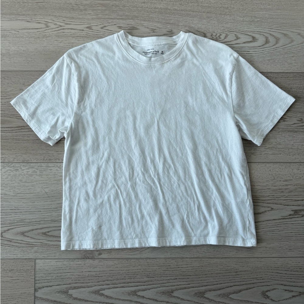 Abercrombie Soft White T Shirt